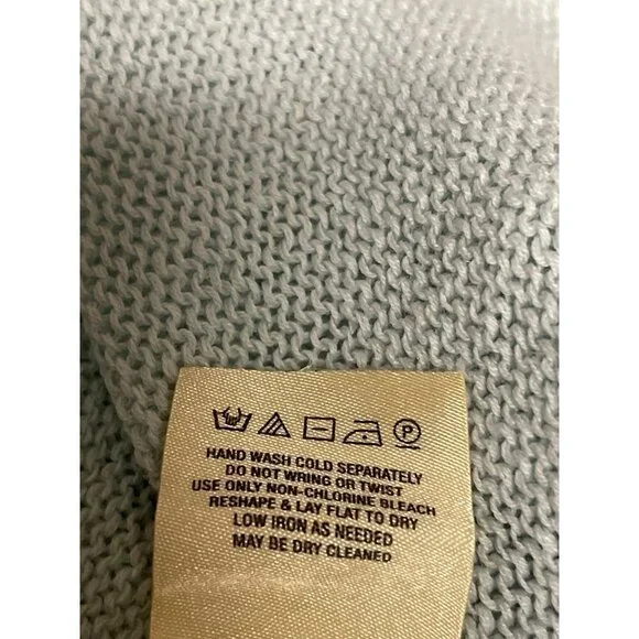 Anthropologie Moth Women's Sweater Linene Blend Mint Green Knit Size Small - Picture 8 of 8